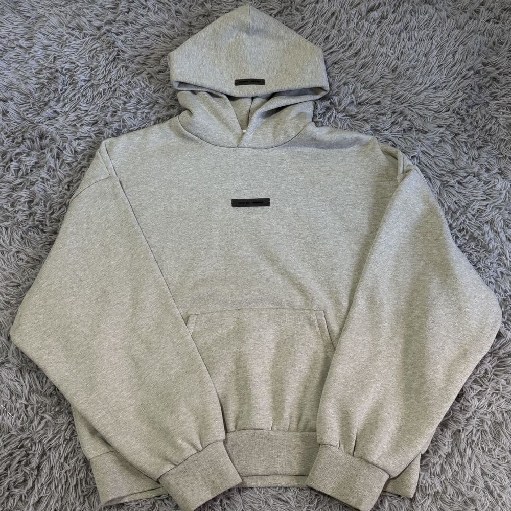 Essentials hoodie heather stone