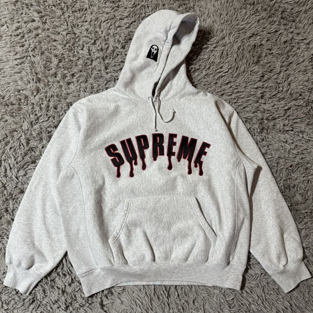 Supreme Ghostface Arc Hooded Sweatshirt Grey
