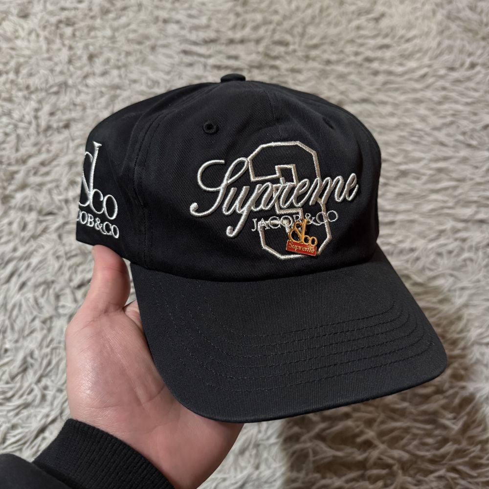 Supreme, La Martina y Jacob & Co Cap Black